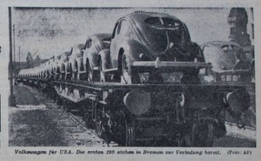 Volkswagen "Der Tag" Society-Magazine 1950 with VW Story (9234)